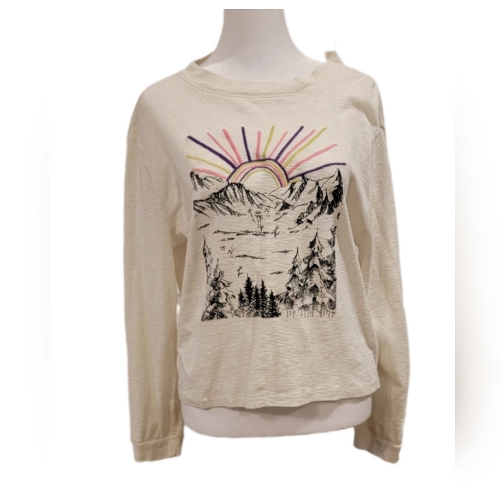 Thereabouts Graphic Crop Top Girls 2XL